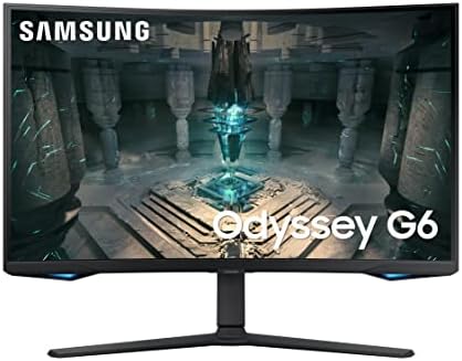 SAMSUNG 32" Odyssey G65B QHD 240Hz 1ms (GTG) HDR 600 Gaming Hub 1000R Curved Gaming Monitor,Black